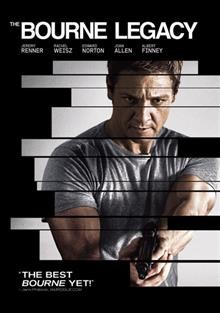 The Bourne legacy [video recording (DVD)] / Universal Pictures ; produced by Frank Marshall, Patrick Crowley, Jeffrey M. Weiner, Ben Smith ; story by Tony Gilroy ; screenplay by Tony Gilroy & Dan Gilroy ; directed by Tony Gilroy.