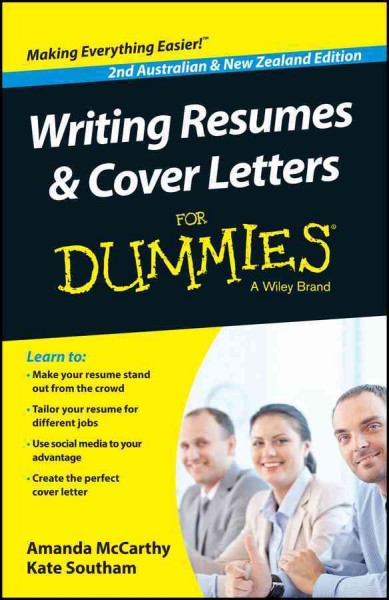 Writing resumes and cover letters for dummies / by Amanda McCarthy, Kate Southam.
