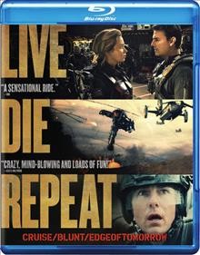 Edge of tomorrow [DVD videorecording] : live, die, repeat / a Warner Bros. release and presentation in association with Village Roadshow Pictures and Ratpac-Dune Entertainment of a 3 Arts production in association with Viz Productions ; produced by Erwin Stoff, Tom Lassally, Jeffrey Silver, Gregory Jacobs, Jason Hoffs ; screenplay, Christopher McQuarrie, Jez Butterworth, John-Henry Butterworth ; directed by Doug Liman.
