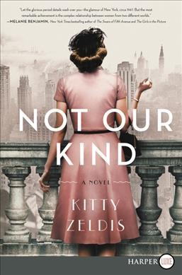Not our kind  [large print] : a novel / Kitty Zeldis.