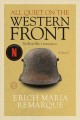 All quiet on the Western front  Cover Image