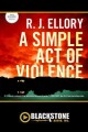 A simple act of violence Cover Image